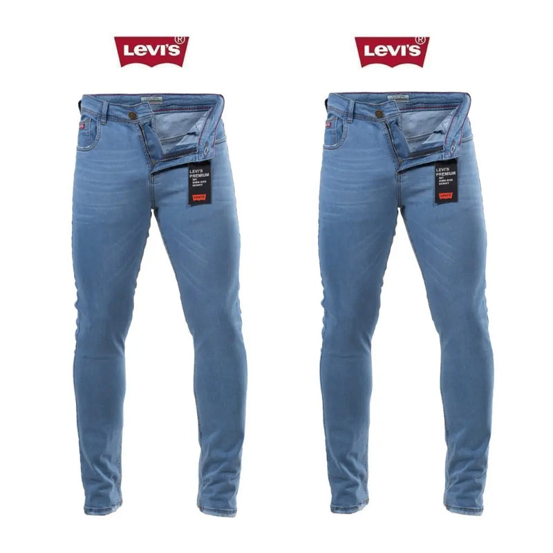 Kit Com 2 Calças Jeans LEVI'S Premium Masculina (Poucas Unidades)