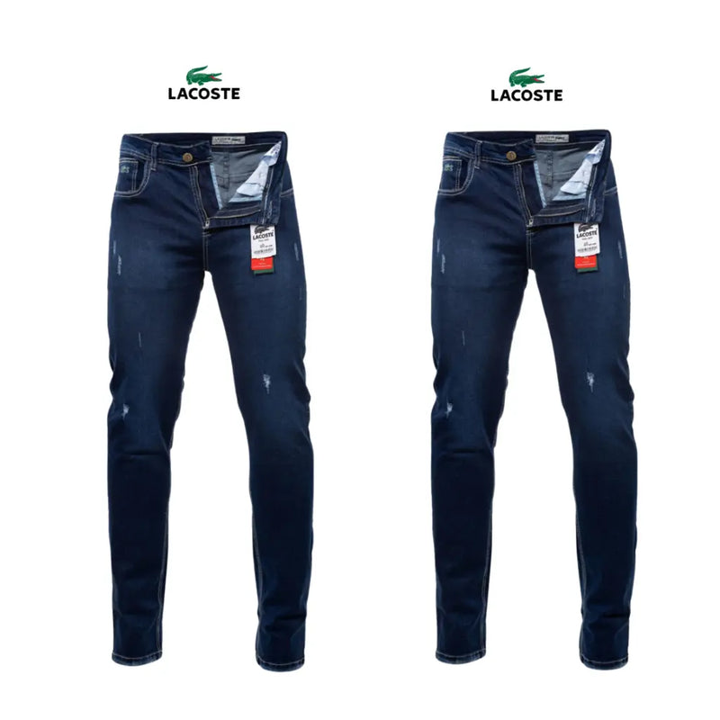 Kit Com 2 Calças Jeans LACOSTE Premium Masculina