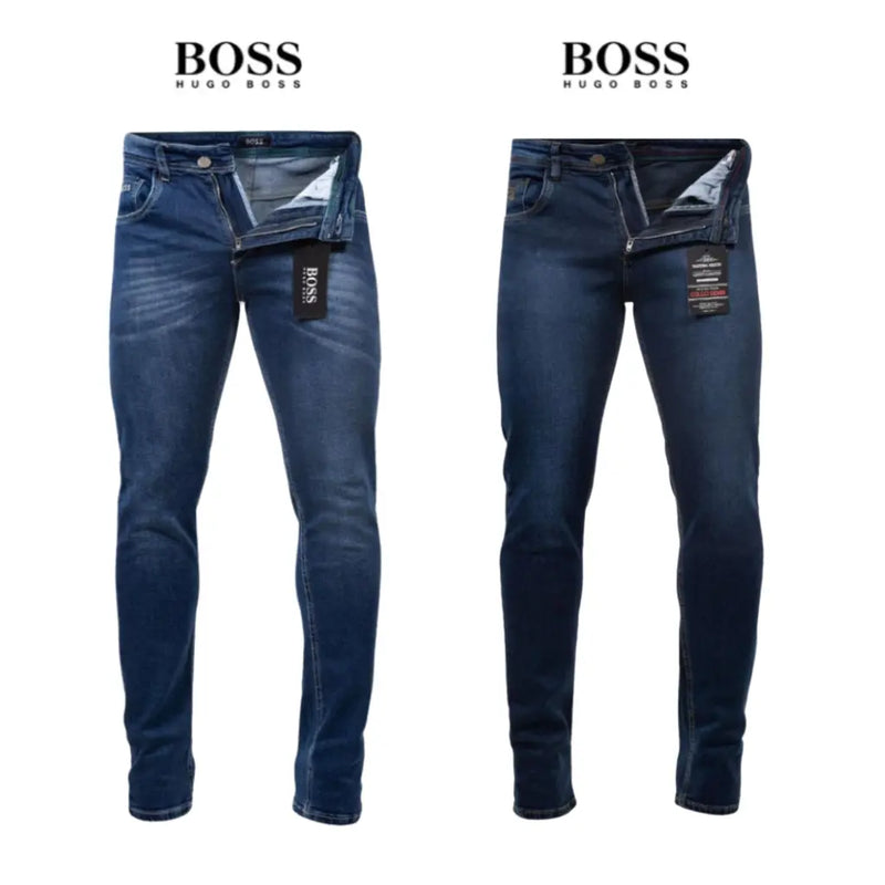 Kit Com 2 Calças Jeans BOSS Premium Masculina (Últimas Unidades)