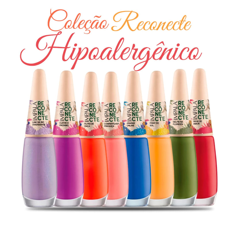 Kit Profissional Esmaltes Impala 73 Cores Variadas Manicure Espaço de Beleza Cuidado Pessoal