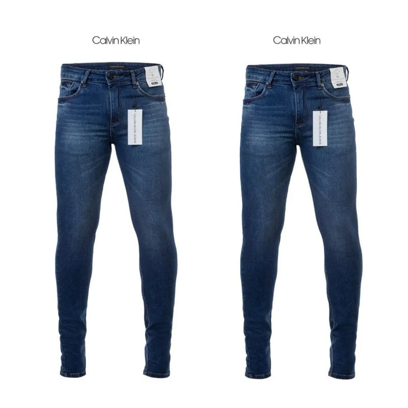 Kit Com 2 Calças Jeans CALVIN KLEIN Premium Masculina