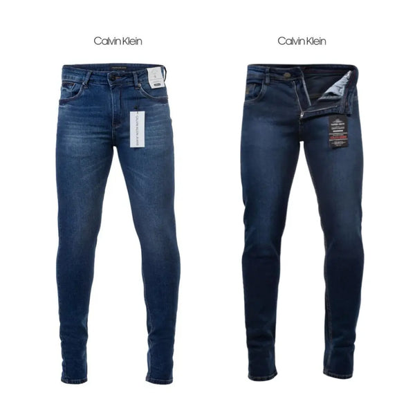 Kit Com 2 Calças Jeans CALVIN KLEIN Premium Masculina