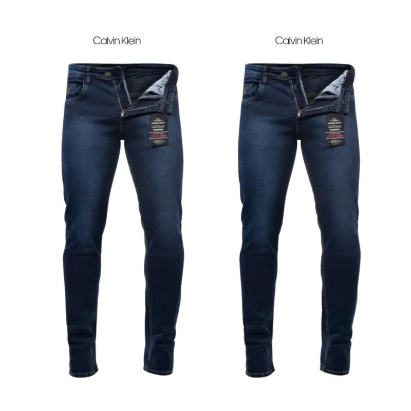 Kit Com 2 Calças Jeans CALVIN KLEIN Premium Masculina